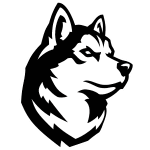 Escudo do Northeastern Huskies
